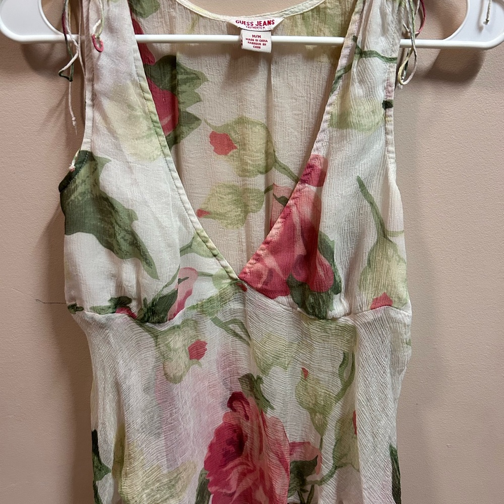Women's Floral Sleeveless Top